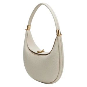 Medium Moon Bend Bags Single Shoulder Underarm Bag Crescent Crossbody Purse B)